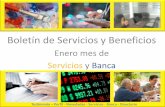 Boletín Regresa. Servicios y Beneficios. 01-2013