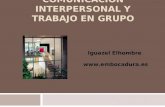 Comunicación interpersonal y trabajo en grupo