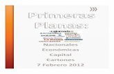 Primeras Planas Nacionales y Cartones 7 Febrero 2012