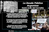 Evolución de la Deuda Pública Argentina