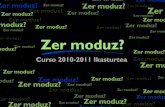 Zer moduz 2010-2011 ikasturtea