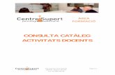 Catàleg cursos de formació CENTRE SUPORT