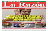Diario La Razón miércoles 16 de octubre