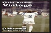 Guía Kaiser Vintage | Olympique Marsella 1990/91
