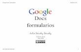 Google Docs: formularios