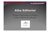 El rincón editorial: Alba