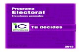 Programa Electoral Iniciativa Ciudadana