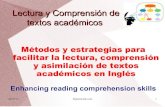 Lectura y Comprensión de   textos académicos