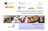 Estudio de Demanda Turismo Enogastronómico en España - Resumen Ejecutivo