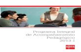 Programa Integral de Acompañamiento Pedagógico PIAP 2013