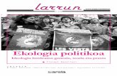 Larrun (139): Ekologia politikoa. Ideologia berdearen genesia, teoria eta praxia