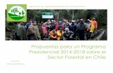 Propuestas para un Programa Presidencial 2014-2018 sobre el Sector Forestal en Chile