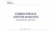 Cuenta Pública 2011: Cap. 1 Balance ejecución Presupuestaria