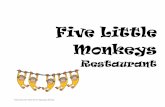 Five Little Monkeys restaurant menu