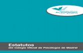 Estatutos del Colegio Oficial de Psicólogos de Madrid