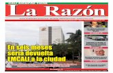 Diario La Razón martes 29 de enero