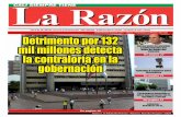 Diario La Razón jueves 29 de noviembre