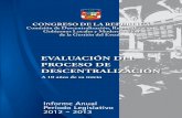 Informe de Evaluación del Proceso de Descentralización