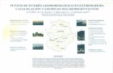 Puntos de interés geomorfológico en extremadura (de tena, muñoz barco y rebollada, 1999)