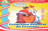 PROGRAMA GENERAL DE FESTEJOS POR FIESTAS PATRIAS DE LA MUNICIPALIDAD PROVINCIAL DE EL COLLAO