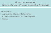 MURAL DE INVITACION PRIMERA ASAMBLEA AYSENINA