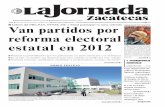 La Jornada Zacatecas, Sbado 29 de Octubre del 2011