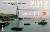 Tablas de Mareas 2012. Bilbao