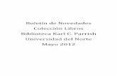 Novedades Libros :: Mayo 2012 :: Biblioteca Karl C. Parrish :: Universidad del Norte