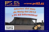 Ofertes PC 83 - Maig 2012