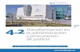 Transformación en la administración y procuración de justicia