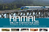Revista "Ramal Talca Constitución. Turismo en el Tren del Maule"