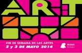 FIN DE SEMANA DE LAS ARTES: 2 y 3 DE MAYO 2014