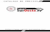 Precios y Pack Publicitarios de Canal SurOeste TV