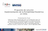 Presentacion Portabilidad Numerica en Chile