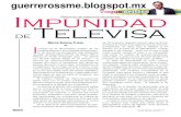 Toque Crítico de Martín Esparza Flores: IMPUNIDAD DE TELEVISA