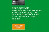 Informe Autoritat Catalana per a la Prevenció de la Tortura 2012