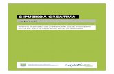 Gipuzkoa Creativa. Informe FInal