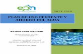 Plan de Uso Eficiente de Ahorro del Agua 2013 - 2018
