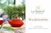 Catálogo de té y accesorios 2014