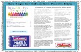 Newsletter 1 Box Tops for Education Puerto Rico