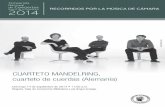 CUARTETO MANDELRING, cuarteto de cuerdas (Alemania)