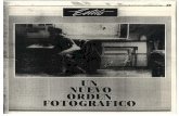 Articulo - Un nuevo orden fotográfico: 'Obra Fotográfica' de Nestor Millan - 1988