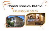 Información salas museo euskal herria
