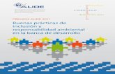 Premios ALIDE 2011: Buenas prácticas de inclusión y responsabilidad ambiental en banca de desarrollo