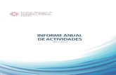 Informe anual de actividades 2013-2014