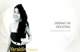 Yeraldín Medina - Diseñadora Industrial