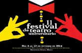 11 Festival de Teatro Universitario, Unison