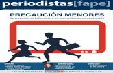Revistas FAPE "Periodistas": Precaución Menores
