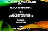INFLUENCIA DE LAS AULAS VIRTUALES EN LA EDUCACION