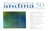 Revista andina 50. HISTORIA PERU. LINGUISTICA. ANTROPOLOGIA